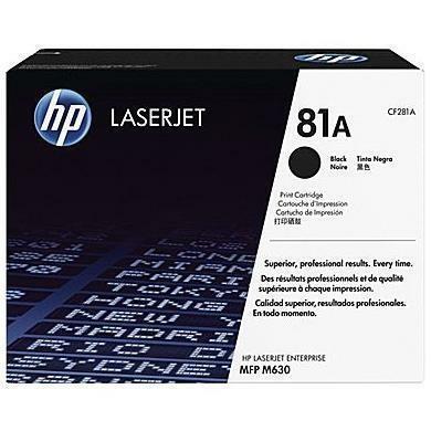 Toner HP 81A Laserjet M605 resa 10.500 pagine