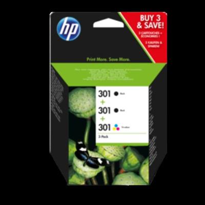 Multipack HP E5Y87EE 301X2 nero e 1 colori (3 cartucce)