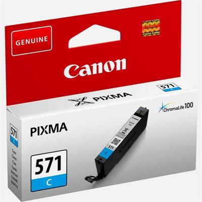 Cartuccia Canon CLI-571c Ciano resa 173 pagine