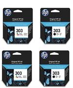 HP Cartucce 303 confezione da 4 cartucce - 2 nere + 2 colore