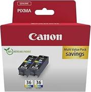 Cartuccia Canon CLI-36 Multipack differenti colori 2 pezzi