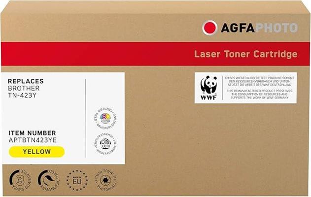 Toner Agfa Photo comp. Brother TN-423Y APTBTN423YE giallo