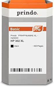 compatibile con HP 302 XL nero Prindo Classic XL nero Cartuc