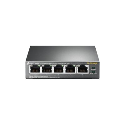 TP-Link TL-SF1005P - Switch - unmanaged - 5 x 10/100 (4 PoE)