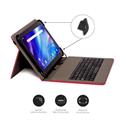 CUSTODIA TABLET NILOX DA 9.7 A 10.5 CON TASTIERA USB ROSSO
