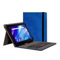CUSTODIA TABLET NILOX DA 9.7 A 10´5 CON TASTIERA USB BLU