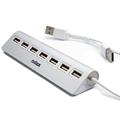 HUB NILOX 7 PORTE USB 2.0 - ALLUMINIO