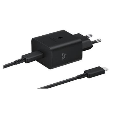 CARICABATTERIE SAMSUNG 45W USB-C + CAVO 1.8MT BLACK FAST