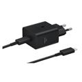 CARICABATTERIE SAMSUNG 45W USB-C + CAVO 1.8MT BLACK FAST