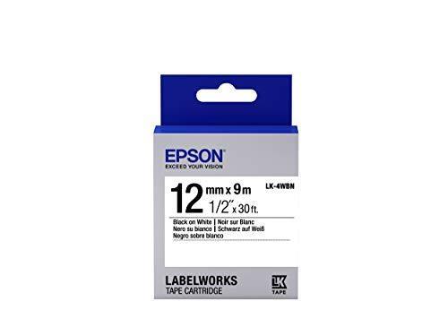 Epson LK-4WBN Nastro Nero su bianco