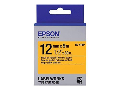 Epson LK-4YBP Nastro Nero su giallo