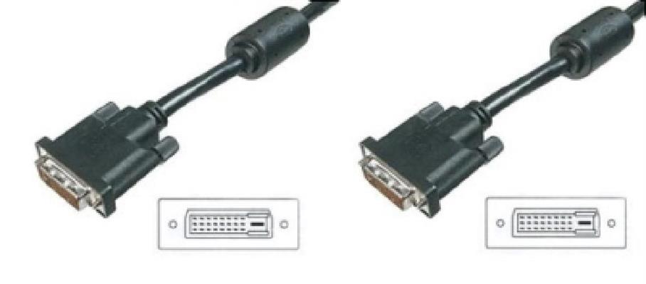 Cavo DVI-D 24+1 Dual Link Maschio/Maschio lunghezza 1.8m