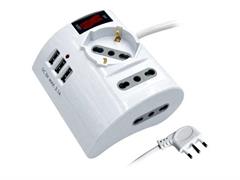 Strip alimentazione - 110-230 V c.a. V - connettori di uscit