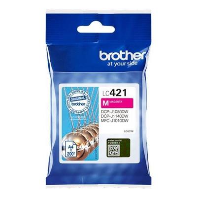 Cartuccia  Brother LC421M magenta resa 200 pagine