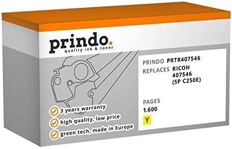 compatibile con Ricoh SP C250EY Prindo Classic giallo toner