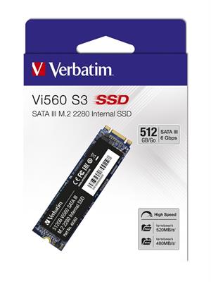 SSD 512GB VERBATIM Vi560 S3 SSD M.2 2280 Sata 3