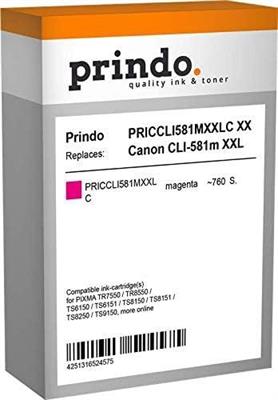compatibile con Canon CLI-581m XXL magenta (1996C001)