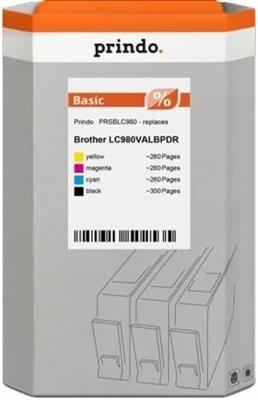 compatibile con Brother LC-980 Prindo Basic Multipack nero /