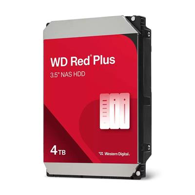 HDD WD RED PLUS 4TB 3,5 SATA per NAS WD40EFZZ