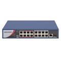 SWITCH HIKVISION DS-3E0318P-E/M(B) 16P LAN 10/100M 16P POE