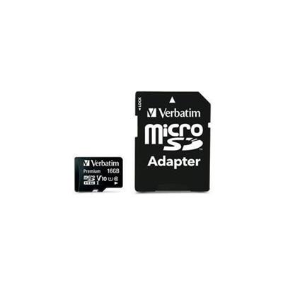 Memoria MicroSD 16 GB Verbatim Transflash Class 10 (44082)