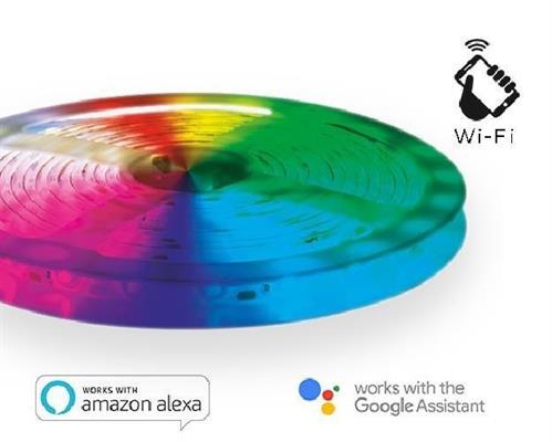 STRISCIA LED STRIP RGB+BIANCO CALDO WI-FI KIT DIMMERABILE