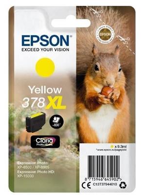 Cartuccia Epson 378XL giallo resa 830 pagine (C13T37944010)