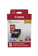 Multipack Canon CLI-551XL nero/ciano/magenta/giallo + 50 FG.