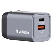 Alimentatore Verbatim GNC-35 GAN 35W USB-A e USB-C 3.0