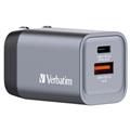 Alimentatore Verbatim GNC-35 GAN 35W USB-A e USB-C 3.0
