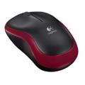 MOUSE LOGITECH M185 NERO/ROSSO WIRELESS