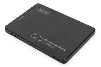 BOX ESTERNO 2,5 SATA HDD M.2 OR mSATA SATA3 6 Gbit/s