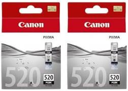 Cartuccia CANON PGI-520BK nero pacco doppio