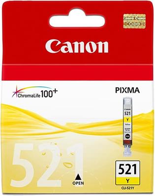 Cartuccia CANON CLI-521Y giallo