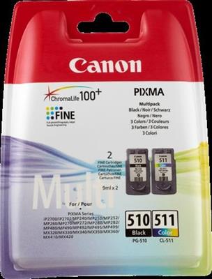 Cartucce multipack CANON 2970B010 PG-510 + CL-511