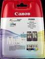 Cartucce multipack CANON 2970B010 PG-510 + CL-511