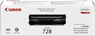 Toner CANON 728 nero resa 2.100 pagine