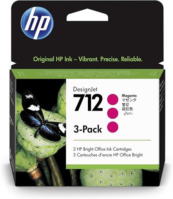 Cartucce HP 712 magenta multipack 3 pezzi