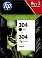 HP combo HP 304 nero+colore